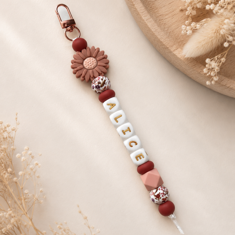 Sleutelhanger met naam ‘Autumn Flower’