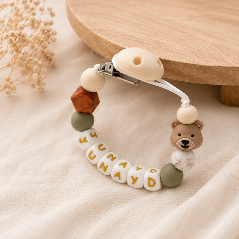 Speenkoord met naam ‘Forest Teddy’