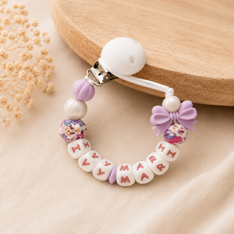 Speenkoord met naam ‘Lavender Splash’
