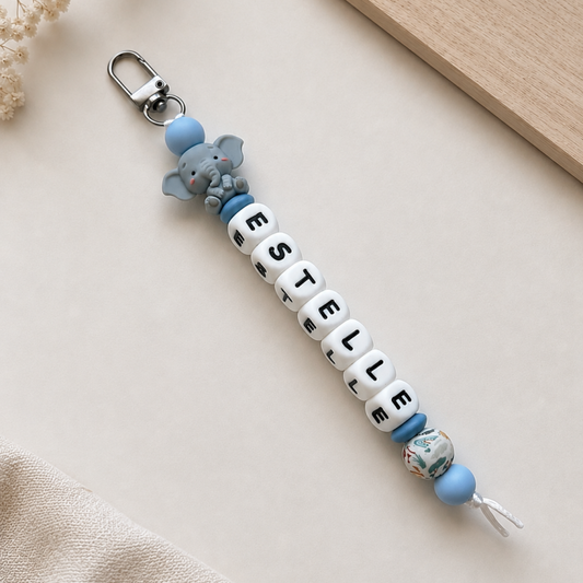 Sleutelhanger met naam ‘Little Elephant’