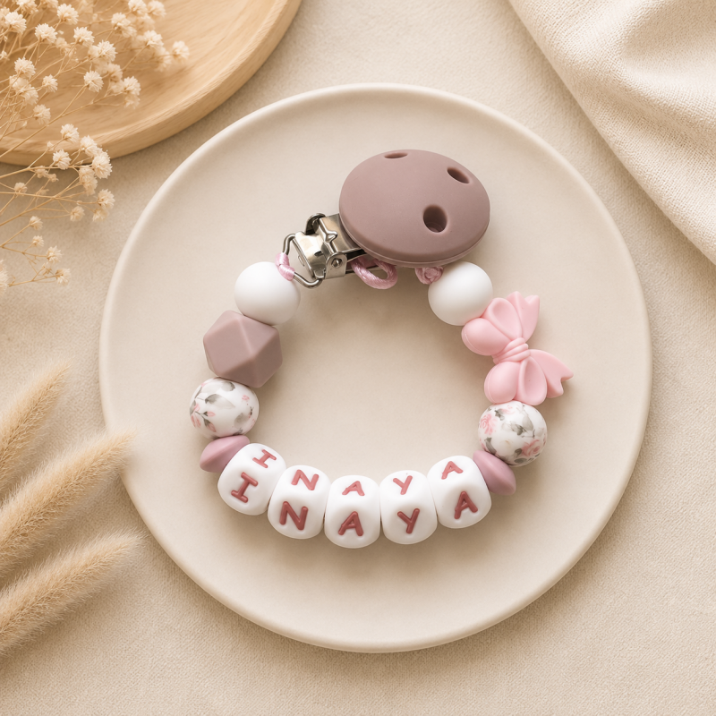 Speenkoord met naam ‘Blush Blossom’