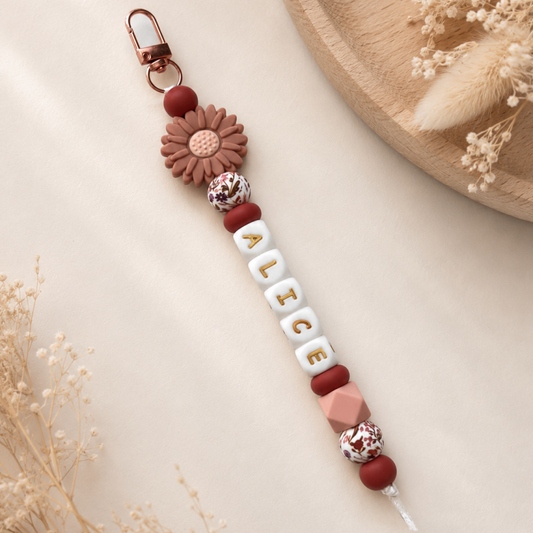 Sleutelhanger met naam ‘Autumn Flower’