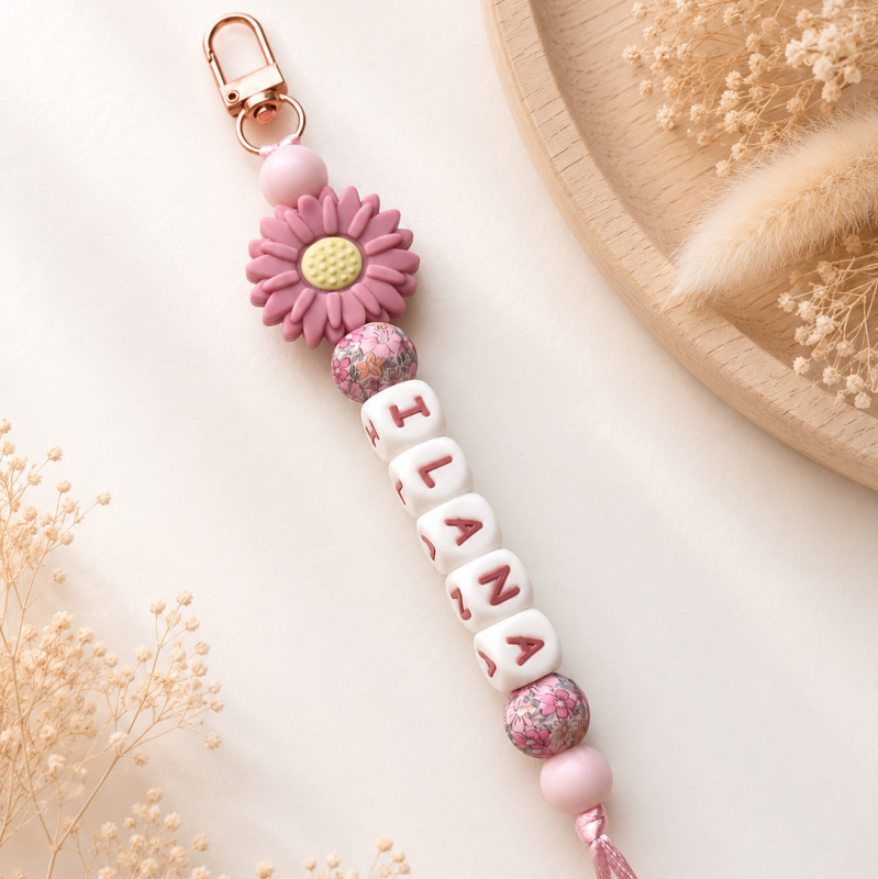 Sleutelhanger met naam ‘Bloom Daisy’