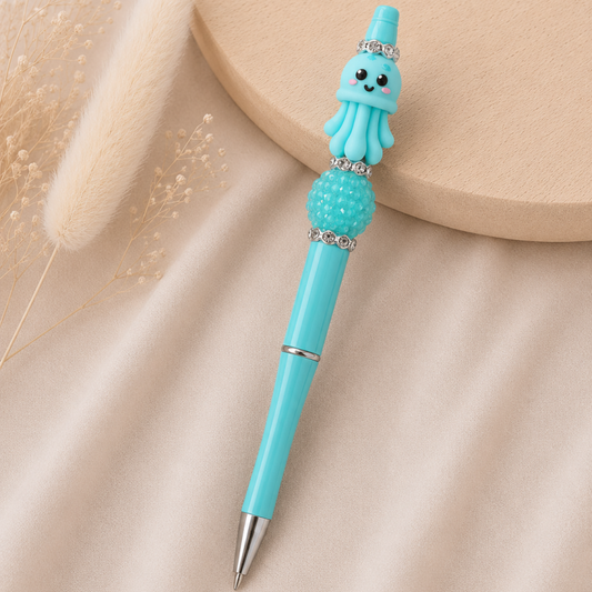 Luxe Kralenpen Octopus Mint