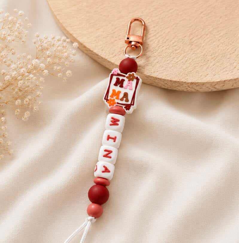 Sleutelhanger met naam 'Mama'