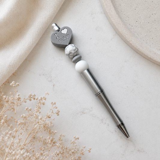 Basic kralenpen ‘Love Mom & Dad’