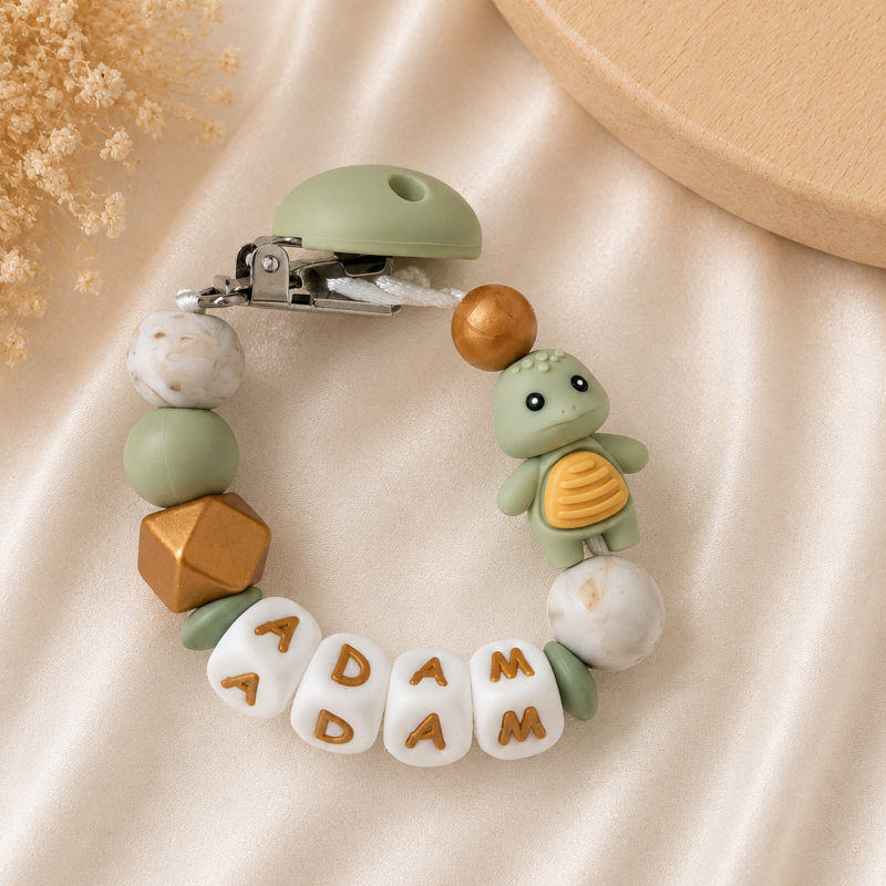 Speenkoord met naam ‘Tiny Turtle’