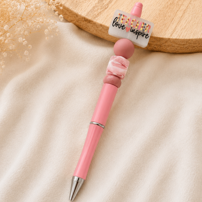 Juffencadeau | Kralenpen met bedankkaart