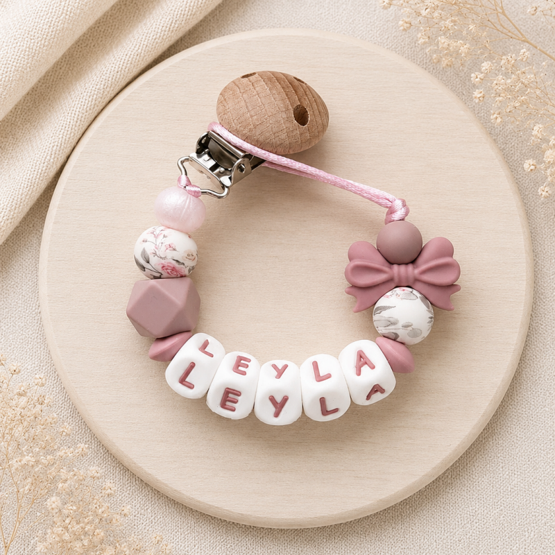 Speenkoord met naam ‘Blush Blossom’